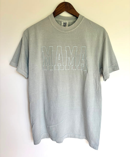 Mama Embroidered Tee
