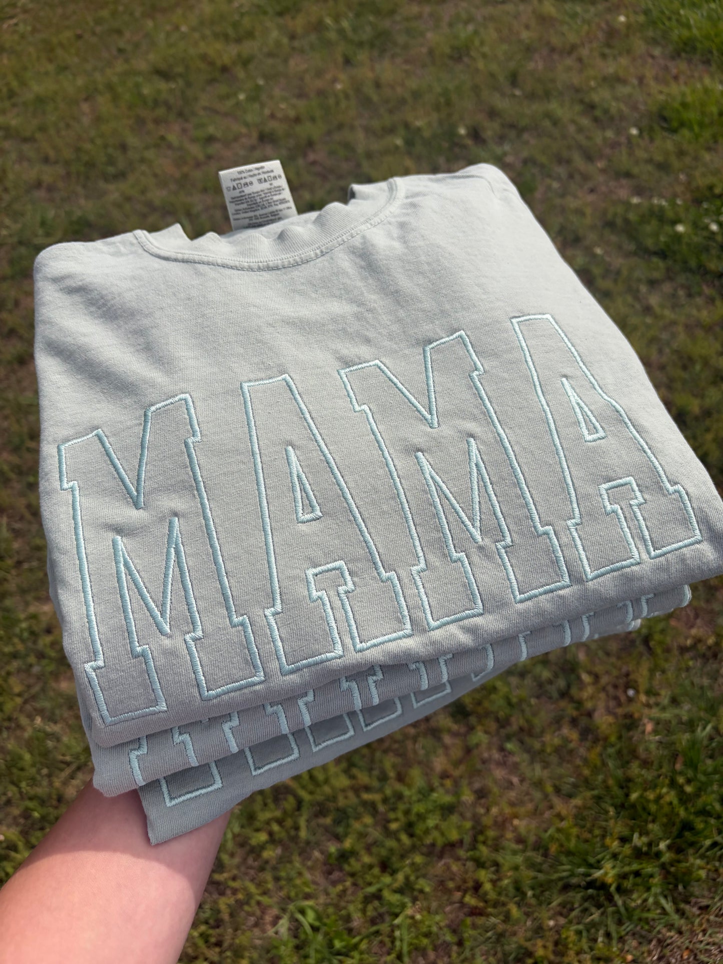Mama Embroidered Tee