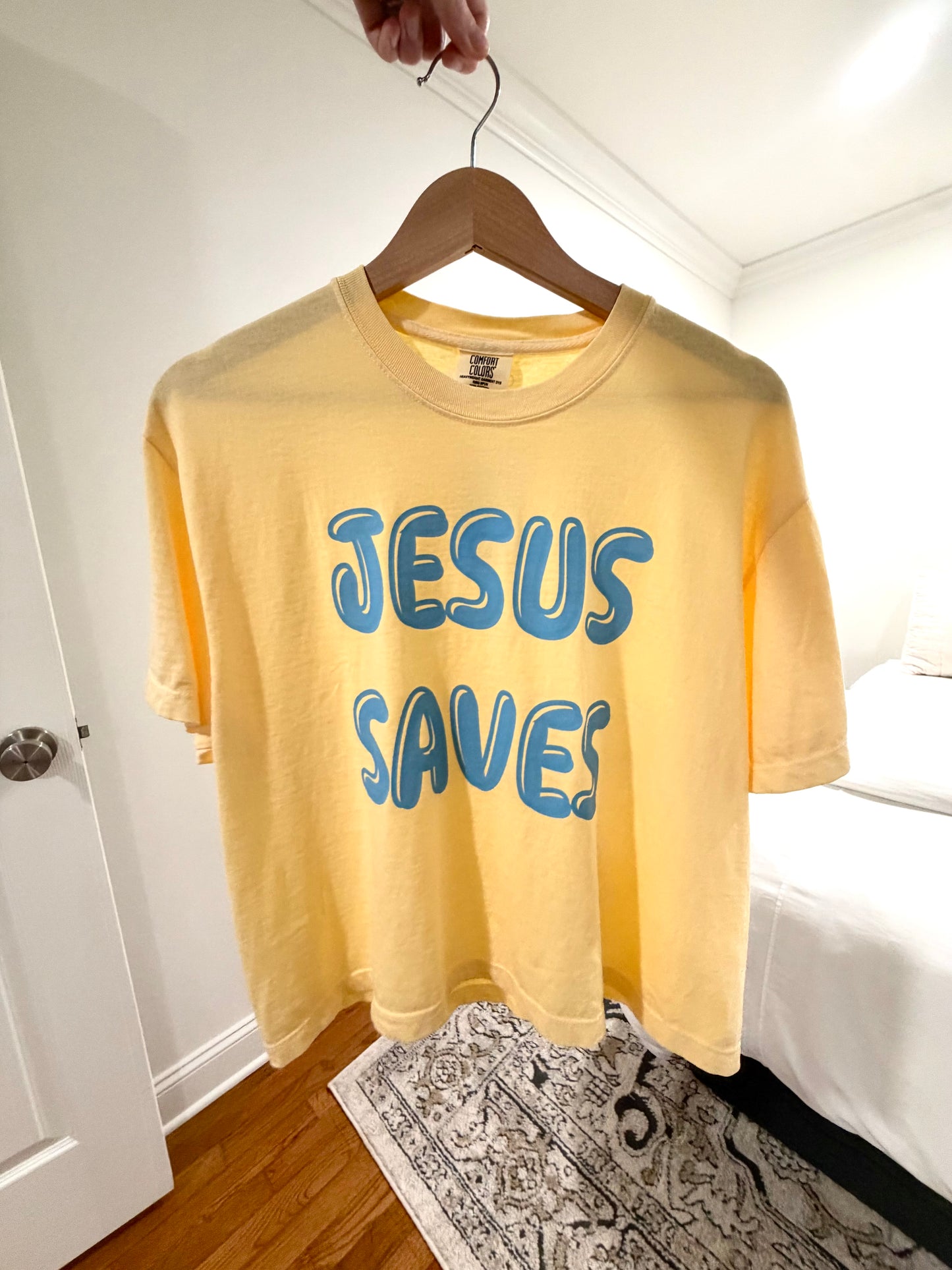 Jesus Saves Boxy Tee
