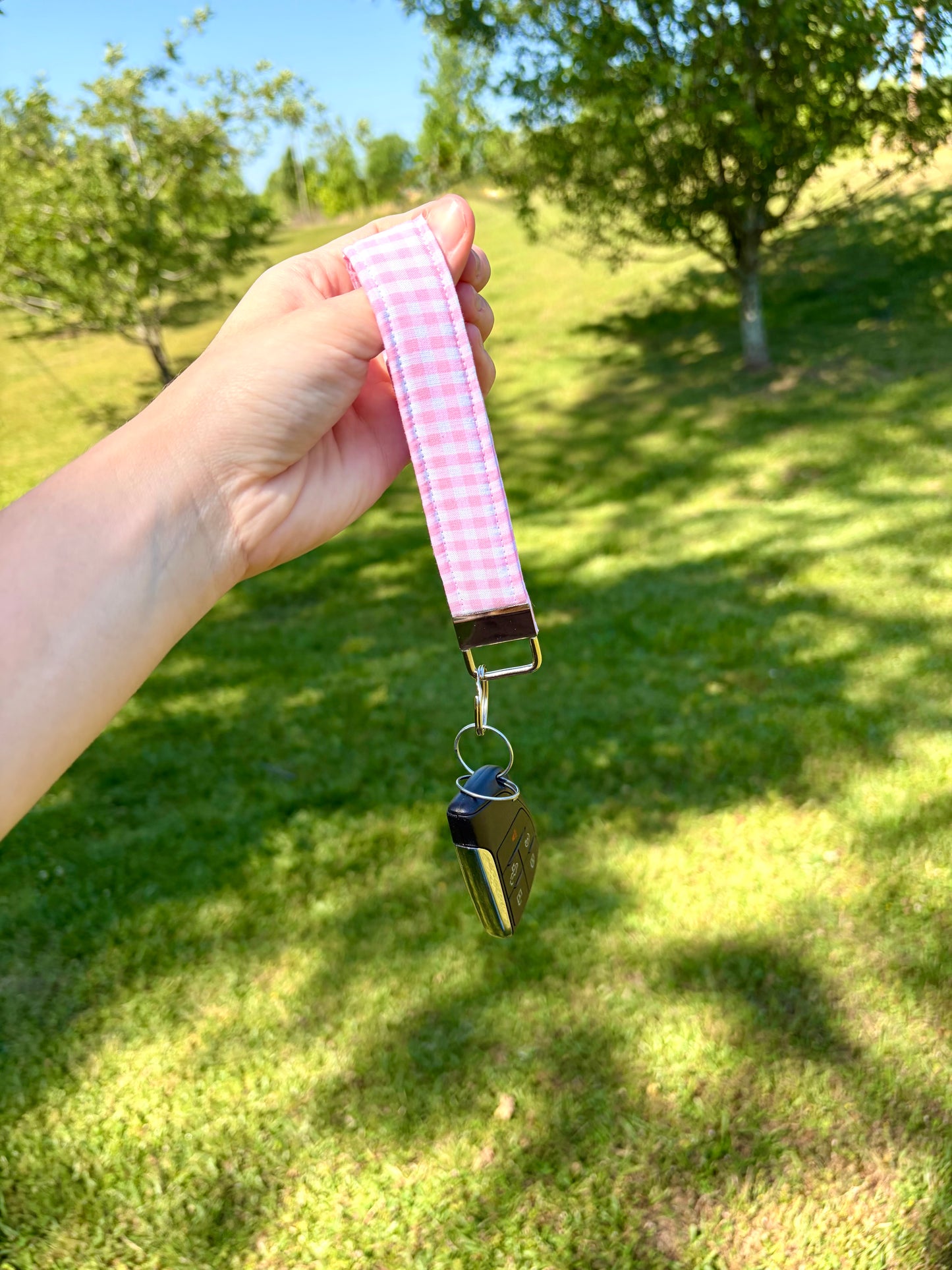 Pretty in Pink Keychain Wristlet