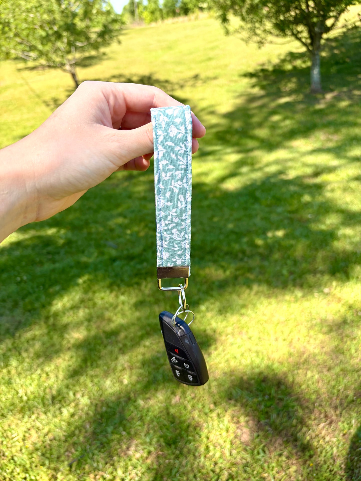 Summer Sage Keychain Wristlet