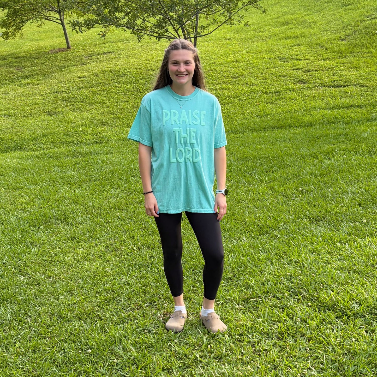 Mint Praise the Lord Tee
